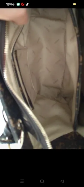 Borsa Guess marrone/oro