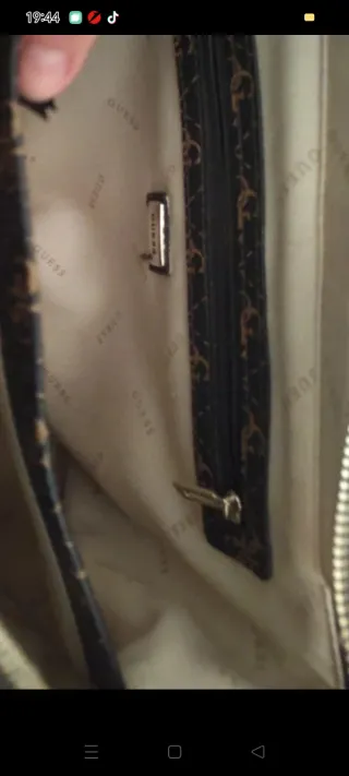 Borsa Guess marrone/oro