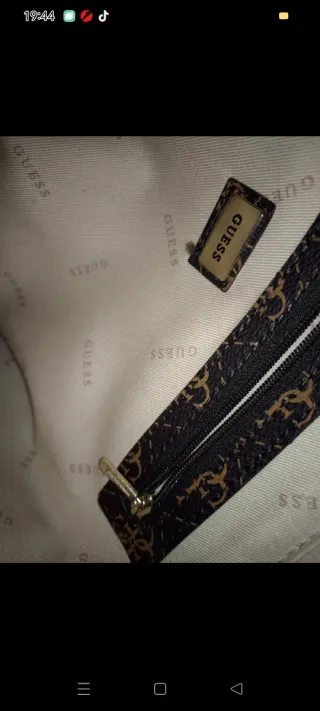 Borsa Guess marrone/oro