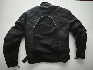Chaqueta de moto cordura negra