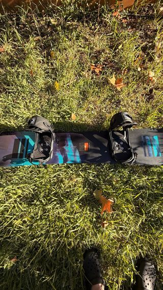 Tabla Snowboard con Fijaciones y Bolsa