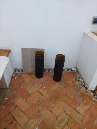 Tubos de chimenea metálicos