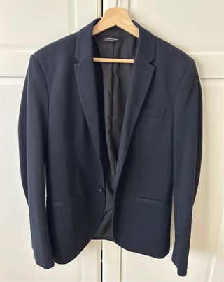 Americana Zara Hombre Azul