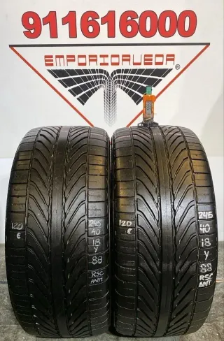 245 40 18 Y GOODYEAR RUEDA AL 90% VIDA UTIL