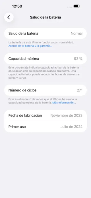 iPhone 15 Pro Max 512GB (93% Salud Batería)