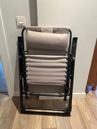 Tumbona reclinable playa/piscina grande