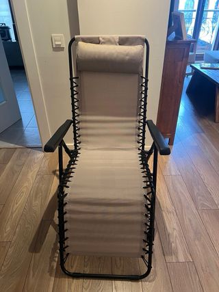 Tumbona reclinable playa/piscina grande