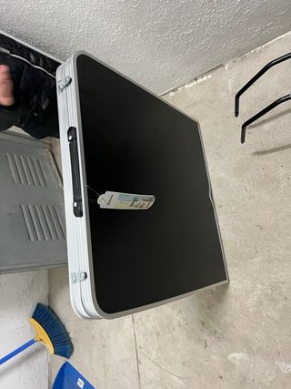 Tavolo e 4 Sedie da Campeggio Pieghevoli