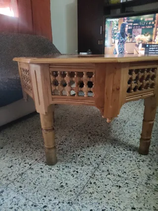 Mesa Marroquí Octogonal Madera