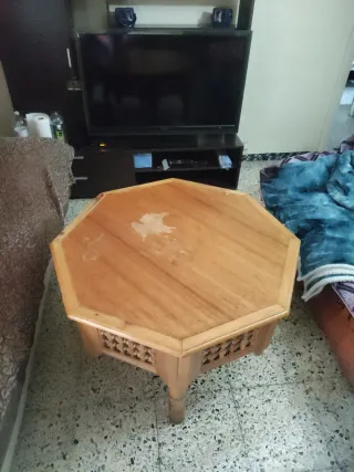 Mesa Marroquí Octogonal Madera