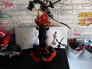 Lego compatible dragón y torre. Torre de Sauron.