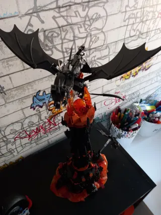 Lego compatible dragón y torre. Torre de Sauron.