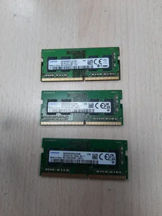 3 Módulos RAM Samsung 4GB DDR4 Portátil