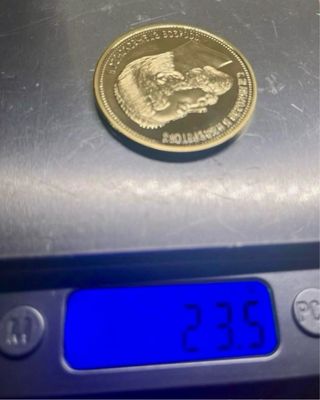 Moneda de Oro Nicolás I 1911 Puro