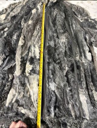 Cazadora Piel Astracan Multicolor