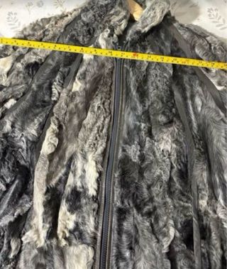 Cazadora Piel Astracan Multicolor