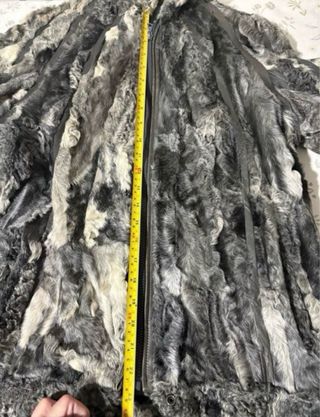 Cazadora Piel Astracan Multicolor