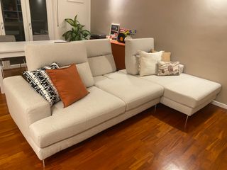 Divano NUOVO Poltronesofà Beige Tessuto