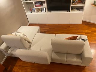 Divano NUOVO Poltronesofà Beige Tessuto