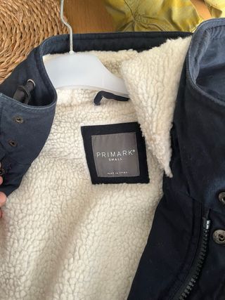 Parka Azul Marino con Forro Polar