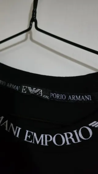 Camiseta Emporio Armani Negra Talla XL