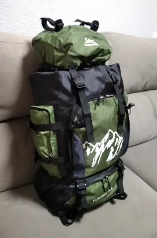 Mochila Gran Capacidad 90+10L Montañismo
