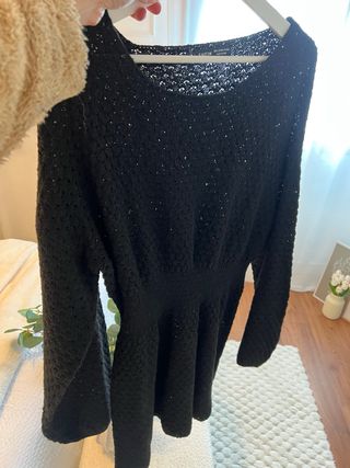 Vestido jersey negro SHEIN talla L