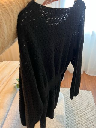 Vestido jersey negro SHEIN talla L