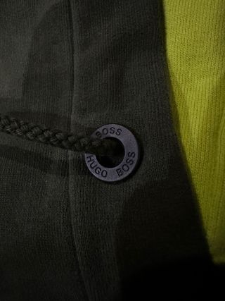 Sudadera BOSS Verde Oliva con Capucha