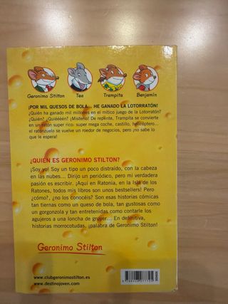 ¡Por mil quesos de bola... he ganado la lotorra...