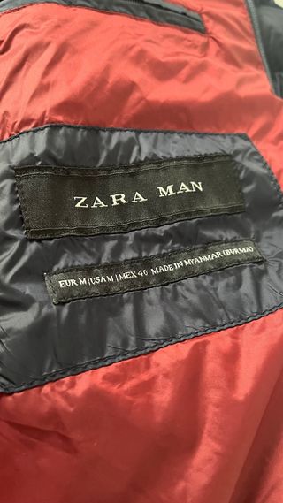 Chaqueta Zara acolchada azul