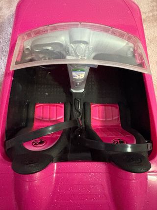 Coche Barbie Rosa Descapotable
