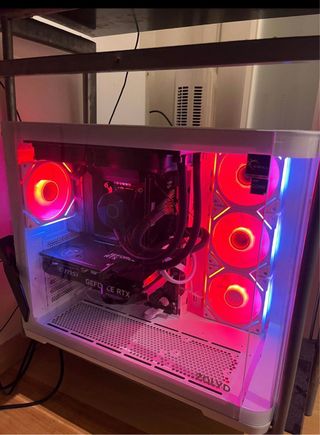 PC Gaming Branco 5 Meses com faturas das pecas