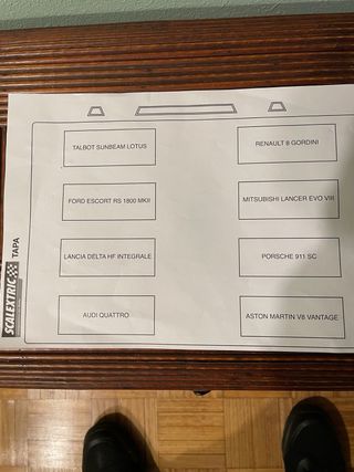 Maletín Scalextric Campeones de Rally