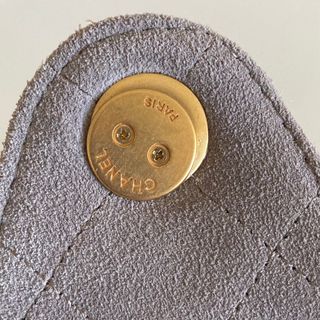 Borsa stile Chanel 25 in pelle scamosciata