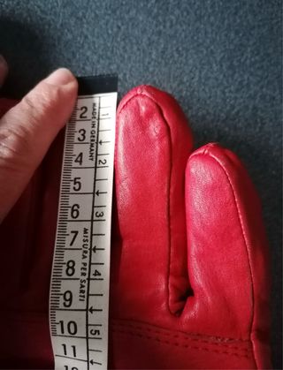 Guanti sci Alco rossi