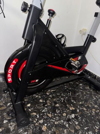 Bicicleta Estática Sport Negra