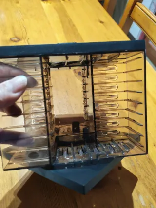 Portacassette audio rotante vintage