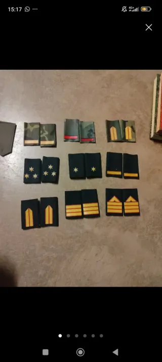 Hombreras militares Sargento (2 unidades)