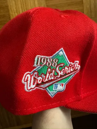 New Era Gorra Los Angeles Dodgers Heart 1988 Roja