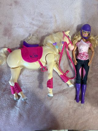 Barbie y Caballo con Accesorios