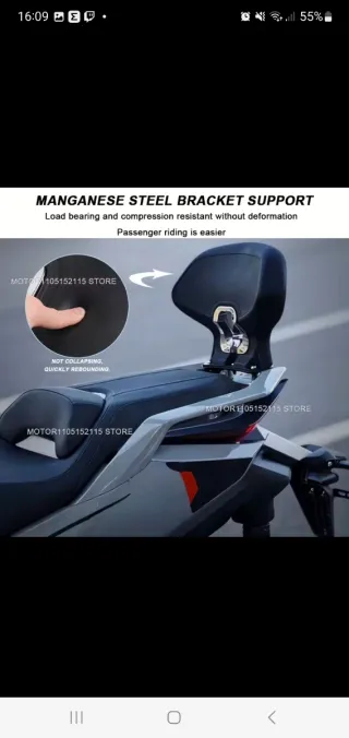 Respaldo Zontes 368 G