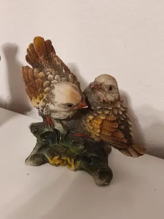 Coppia decorazioni uccellini