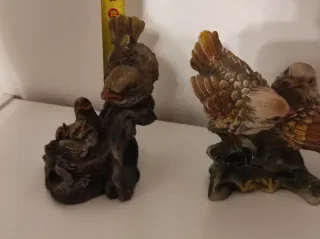 Coppia decorazioni uccellini