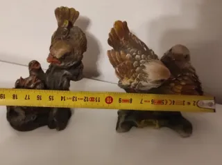 Coppia decorazioni uccellini