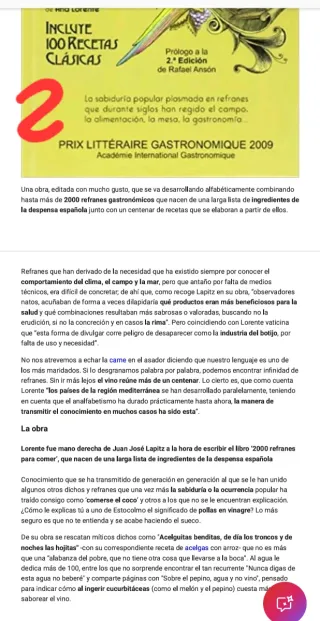 2000 refranes para comer