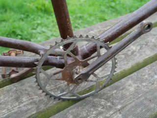 Cuadro Bici Antigua Clásica Vintage Retro Años 30