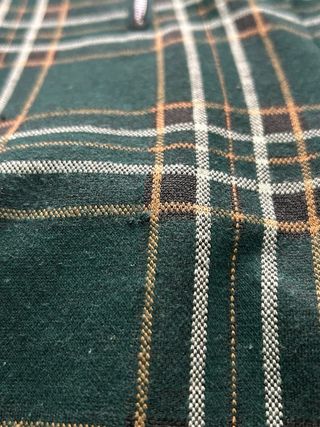 Pantalones de cuadros verde oscuro