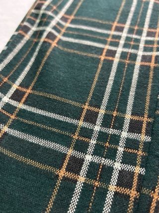 Pantalones de cuadros verde oscuro