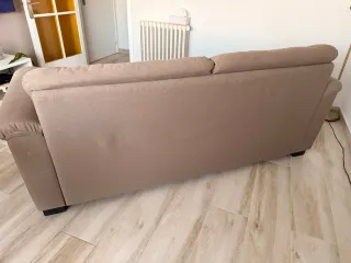 Sofá de 3 plazas beige